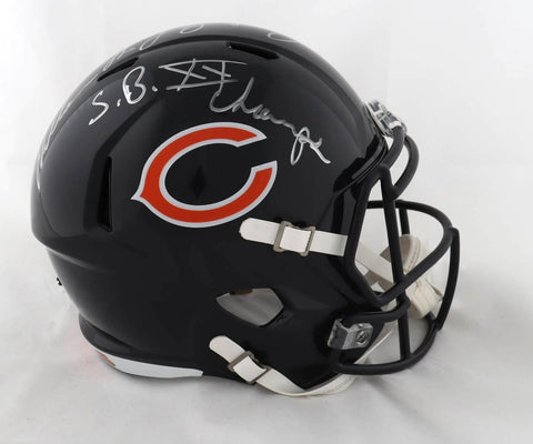William "the Fridge Perry Signed Bears Full-Size Helmet "S.B. XX Champs" (AWM)