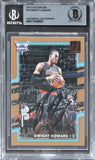 Hornets Dwight Howard Authentic Signed 2017 Donruss #19 Card Auto 10 BAS Slabbed