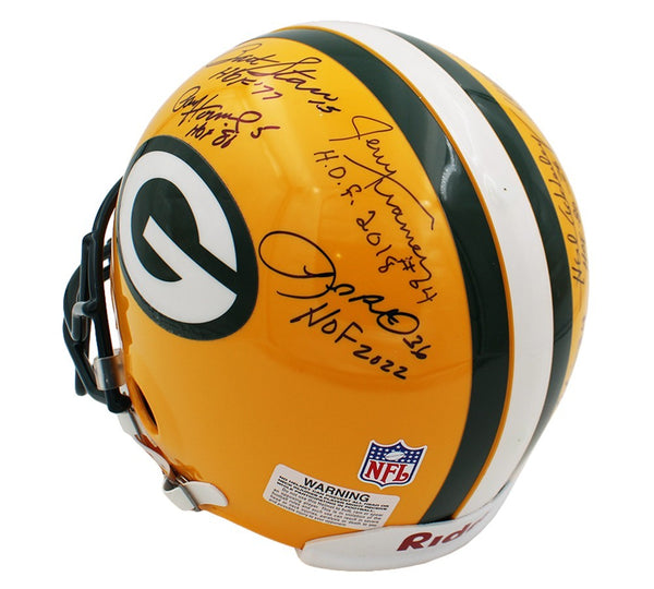 Hall of Famers Signed Green Bay Packers Proline Helmet -Brett Favre/Reggie White