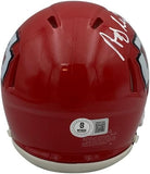 Andy Reid Autographed Kansas City Chiefs Signed Football Mini Helmet Beckett
