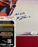 Guy Lafleur Autographed Montreal Canadiens 8x10 Photo Matted - JSA Authenticated