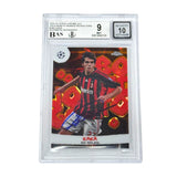 Kaka Signed 2022-23 Topps Chrome UCC Joga Bonito Orange /25 - BGS 9 AUTO 10