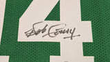 BOSTON CELTICS BOB COUSY AUTOGRAPHED GREEN JERSEY BECKETT BAS WITNESS 236642