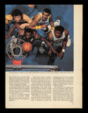 Marvin Webster & Paul Silas Autographed 8x11 Magazine Photo Supersonics 238138
