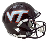 Michael Vick Signed Virginia Tech Full Size Authentic Speed Helmet BAS