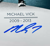 Eagles QB Legends Vick McNabb Jaworski Cunningham Signed 16x20 Collage Photo JSA