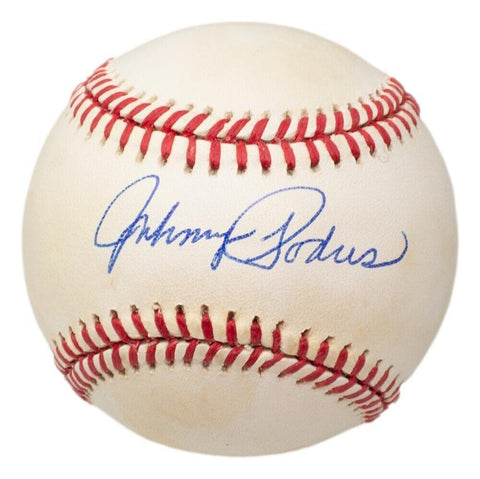 Johnny Podres Signed Baseball (JSA COA) 1955 Brooklyn Dodgers World Series Champ