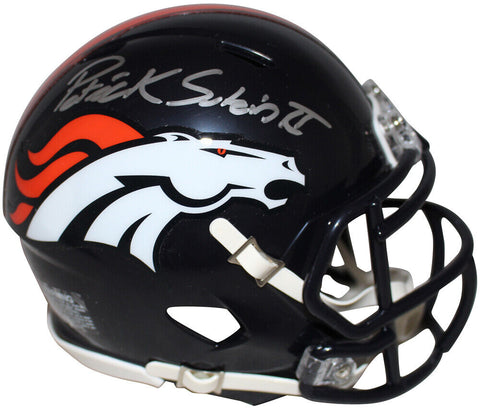 Patrick Surtain II Autographed Denver Broncos Speed Mini Helmet JSA 34111