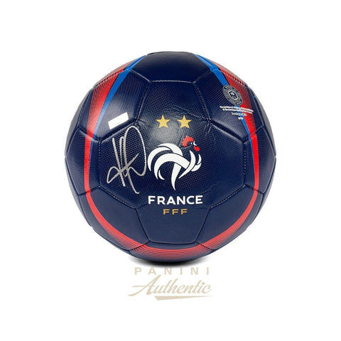 Kylian Mbappe Autographed French Football National Team Soccer Ball Panini