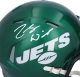 Zach Wilson New York Jets Autographed Riddell Speed Mini Helmet