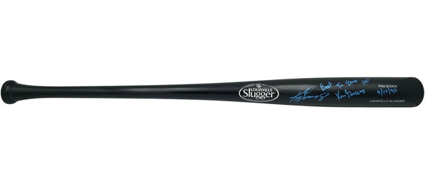 Ken Griffey Jr & Sr Mariners Signed Louisville Slugger Bat Back To Back BAS