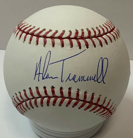 Tigers ALAN TRAMMELL Signed Official MLB Baseball AUTO - All Star WS Champ JSA