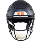 Bo Nix Autographed Denver Broncos SpeedFlex Helmet Beckett Witness 51395