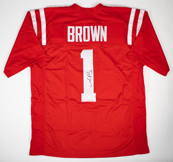A.J. Brown Signed Ole Miss. Rebels Jersey (Beckett) Philadelphia Eagles Receiver