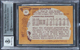 Lakers Michael Cooper Authentic Signed 1981 Topps #W77 Card Auto 10! BAS Slabbed