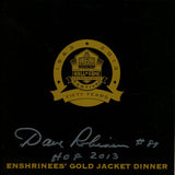 Dave Robinson Signed Green Bay Packers 2013 Gold Jacket Dinner Program BAS 57201