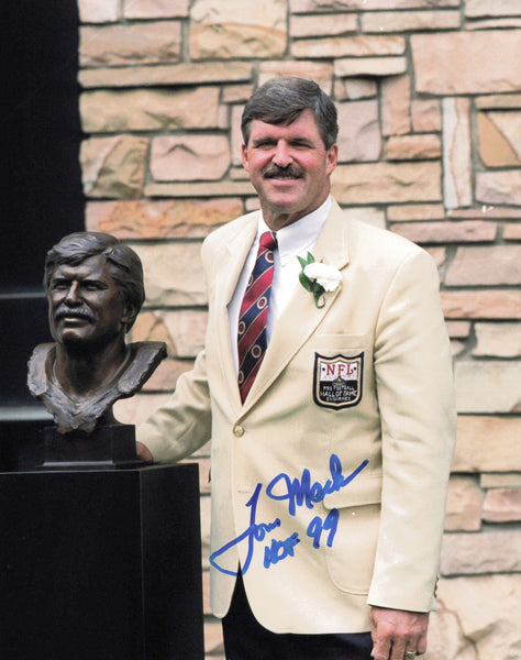 Tom Mack Autographed Signed 8x10 Photo Los Angeles Rams "HOF 99" SKU #247437
