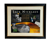 Jack Nicklaus Autographed 16x20 Major Championships Collage Framed JSA COA