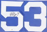 Darius Muasau Signed New York Giants Throwback Jersey (JSA) Ex-UCLA Linebacker