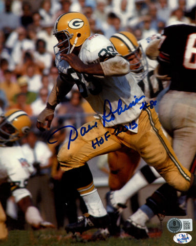 Dave Robinson Autographed/Signed Green Bay Packers 8x10 Photo Beckett 59484