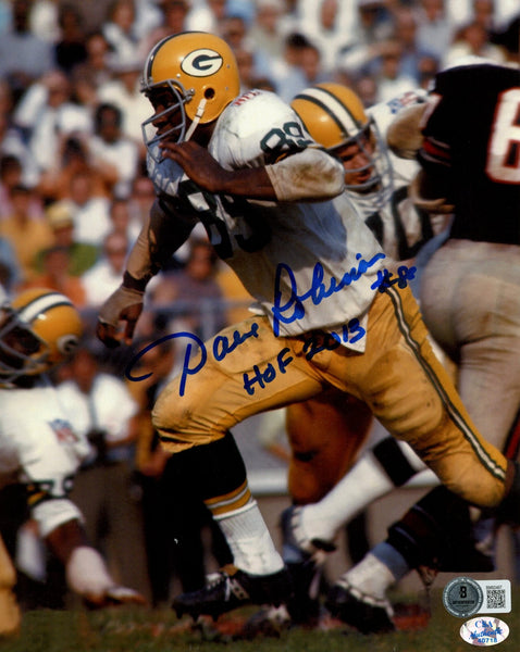 Dave Robinson Autographed/Signed Green Bay Packers 8x10 Photo Beckett 59484