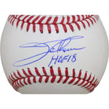 Jim Thome Autographed/Signed Cleveland Indians OML Baseball HOF 18 Beckett 50926