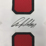 FRAMED Autographed/Signed ANQUAN BOLDIN 35x39 Arizona Red Jersey BAS COA