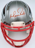MATT RYAN AUTOGRAPHED FALCONS FLASH SILVER SPEED MINI HELMET BECKETT QR 197080