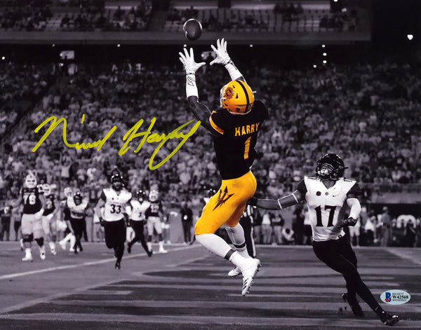 Arizona State N'Keal Harry Authentic Signed 11x14 Horizontal Spotlight Photo BAS