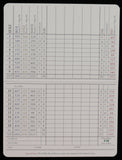 Jim McMahon Signed 2017 Spyglass Hill Pebble Beach Golf Scorecard (JSA COA)
