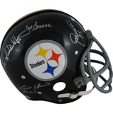 Steel Curtain Autographed/Signed Pittsburgh Steelers RK Helmet Beckett 49399