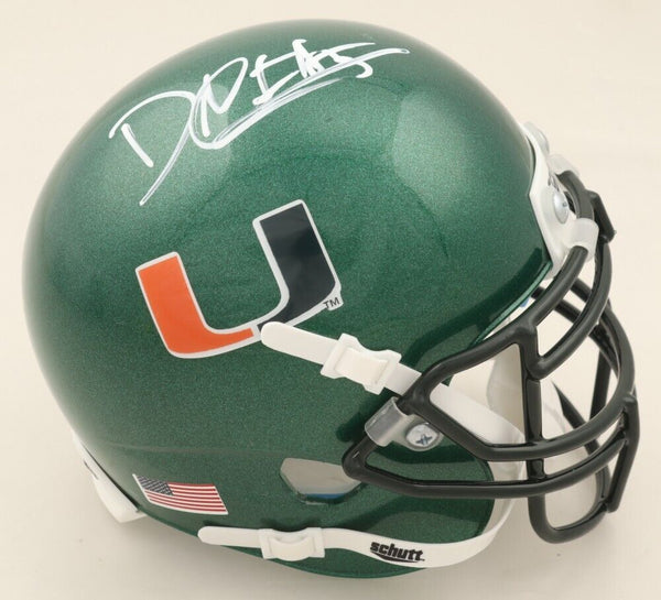 David Njoku Signed Miami Hurricanes Mini-Helmet (JSA COA) Cleveland 1st Rnd Pick