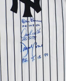 Multi-Signed New York Yankees Majestic MLB Jersey -Jim Abbott & Dwight Gooden