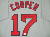 Red Sox CECIL COOPER Signed Custom Replica Boston Jersey AUTO - JSA