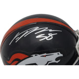 Von Miller Autographed Denver Broncos VSR4 Mini Helmet Beckett 44196