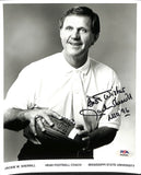 Jackie Sherrill CFB HOF Signed/Inscr 8x10 Photo Mississippi State PSA/DNA 185102