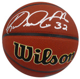Karl Malone & John Stockton Autographed Wilson Basketball Jazz Beckett 1W271714