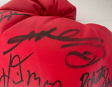 Four Kings Autographed Boxing Glove - Duran, Hagler, Hearns, Leonard PSA LOA