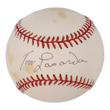 Tommy Lasorda Signed NL Baseball (JSA COA) Los Angeles Dodgers Manager 1976-1996