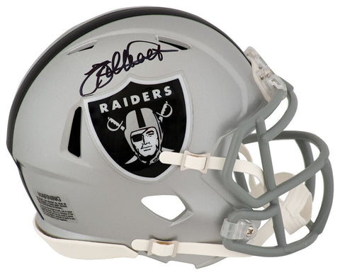 Willie Gault Signed Raiders Riddell Speed Mini Helmet - (SCHWARTZ COA)
