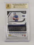 Daniel Jones Giants Signed 2019 Panini Prizm Disco #302 Rookie Card BGS 9.5 / 10