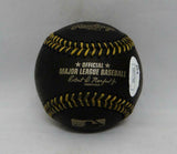 Mariano Rivera Autographed Rawlings OML Black Baseball W/Enter Sandman-JSA Auth