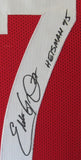 Eddie George Ohio State Autographed/Inscribed Jersey Framed Beckett 205112