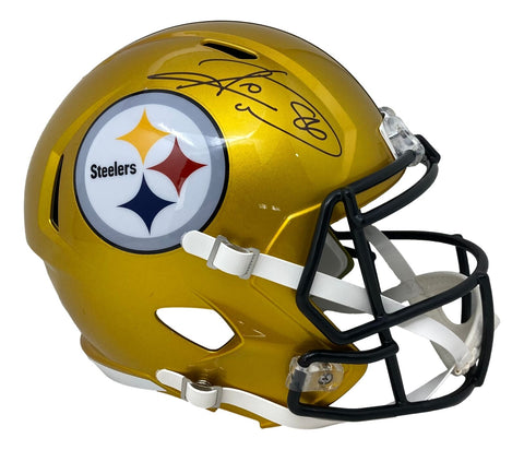 Hines Ward Signed Pittsburgh Steelers Full Size Flash Replica Speed Helmet JSA