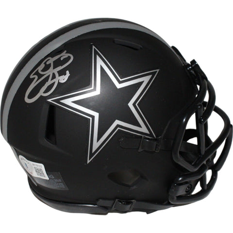 Emmitt Smith Signed Dallas Cowboys Eclipse Mini Helmet Beckett 39812