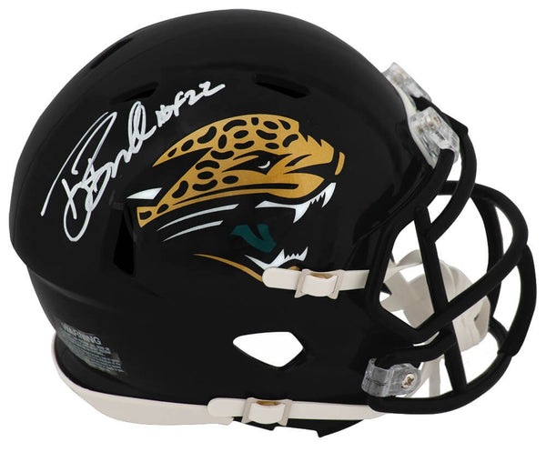 Tony Boselli Signed Jaguars T/B Riddell Speed Mini Helmet w/HOF - (SCHWARTZ COA)