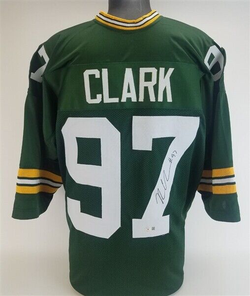 Kenny Clark Signed Green Bay Packers Jersey (Beckett QR Card) 2016 1st Round Pk