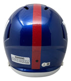 Abdul Carter Signed New York Giants Full Size Replica Speed Helmet BAS