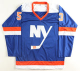 Casey Cizikas Signed New York Islanders Jersey (JSA) 13 Year Islanders Veteran