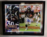 Terrell Davis Autographed 16x20 Photo Lighted Framed Beckett COA